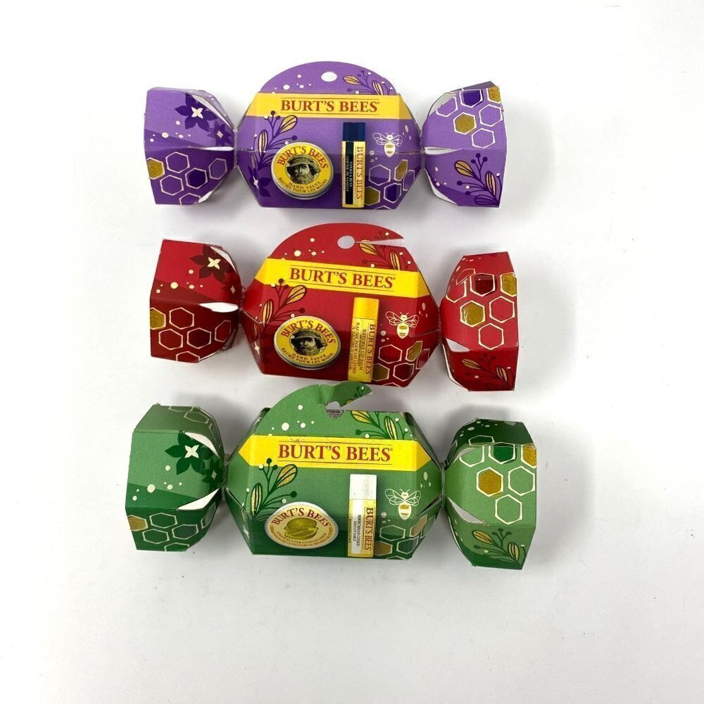 Burt's Bees Holiday Lip Balm Hand Cuticle Salve Gift Stocking Stuffers
